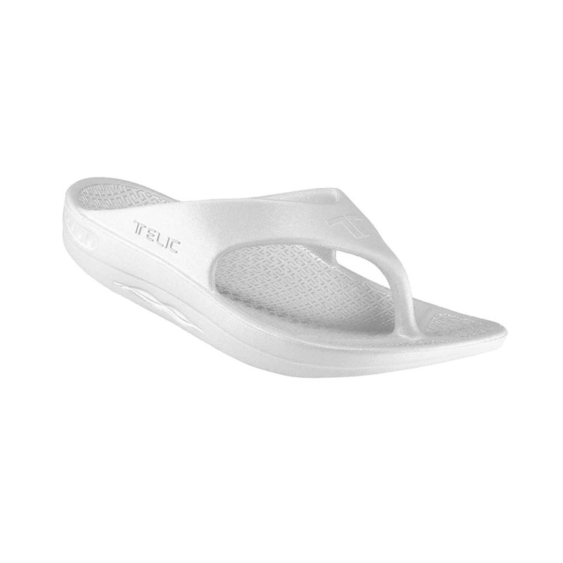 Telic Energy Flip Flop - Comfort Sandals for Men and Women | M (Women's 9/Men's 8) Snow White - Image 3